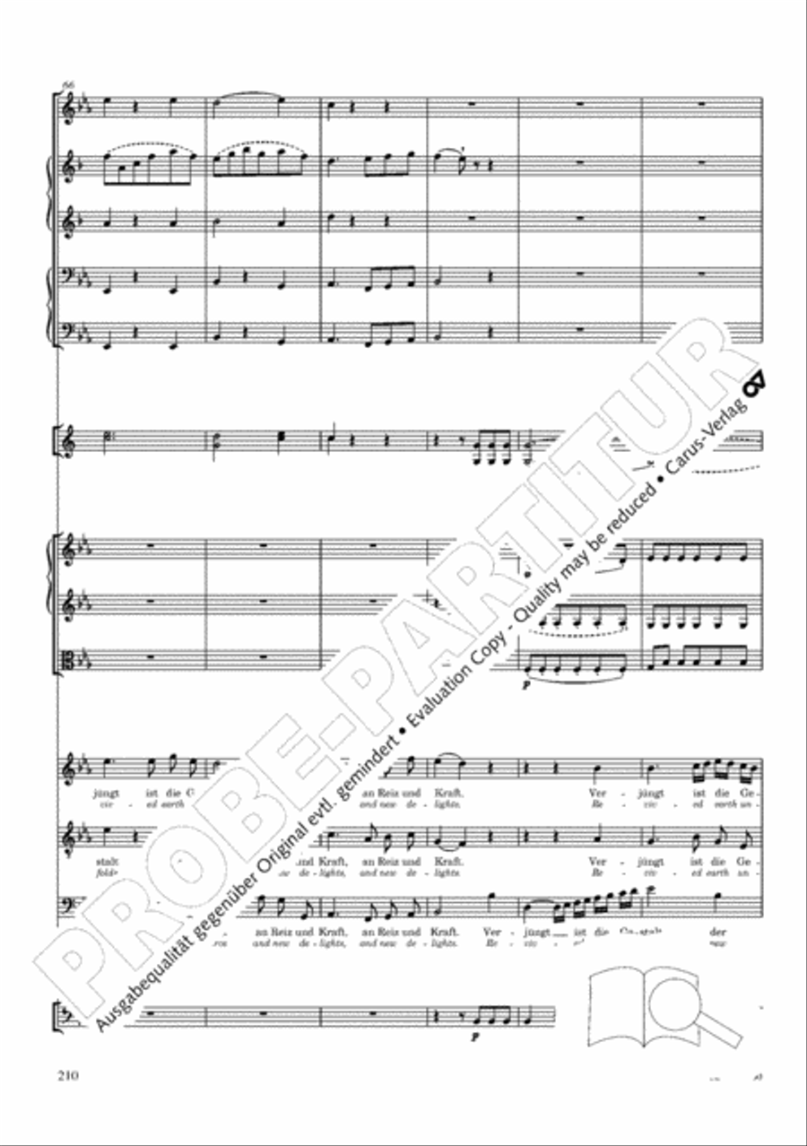 The Creation (Die Schopfung) 4-Part scores gallery preview page 230