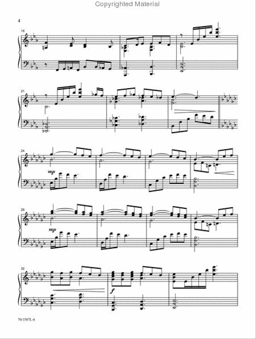An Offering Piano Solo scores gallery preview page 3