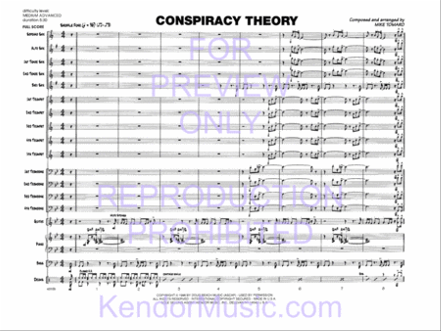 Conspiracy Theory Jazz Ensemble scores gallery preview page 3