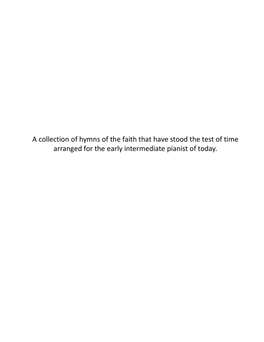 Hymns Of Faith (10 Early Intermediate Piano Solos) Piano Solo scores gallery preview page 2