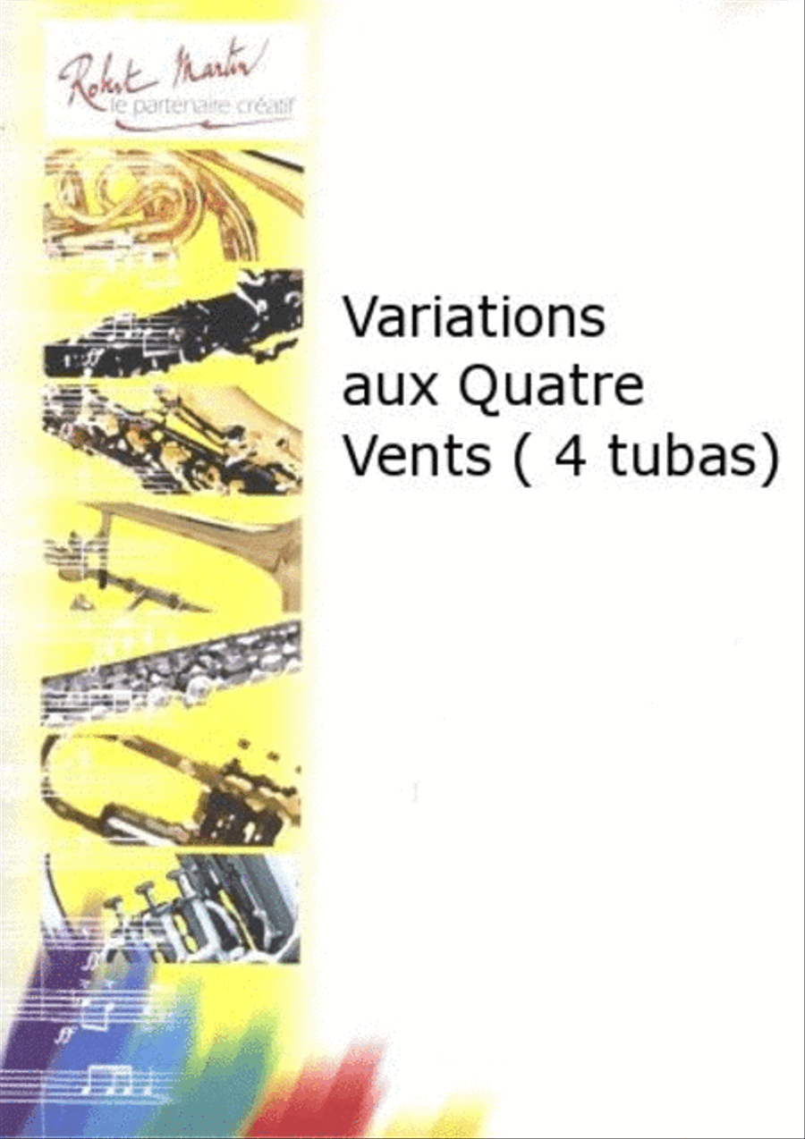 Variations aux quatre vents (4 tubas) Tuba Quartet scores gallery preview page 1
