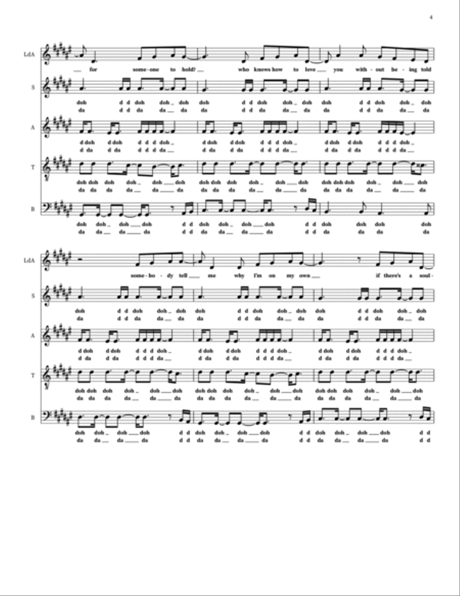 Soulmate Choir scores gallery preview page 4