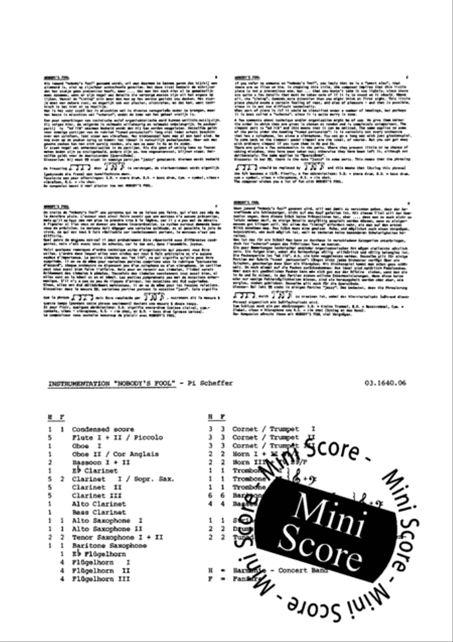 Nobody's Fool Nobody's Fool Concert Band scores gallery preview page 4