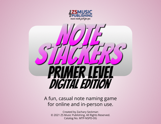 Book cover for NoteStackers Primer Level Digital Edition