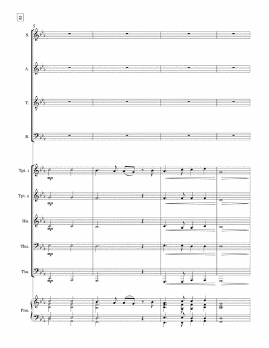 Winter-Solitude 4-Part scores gallery preview page 4