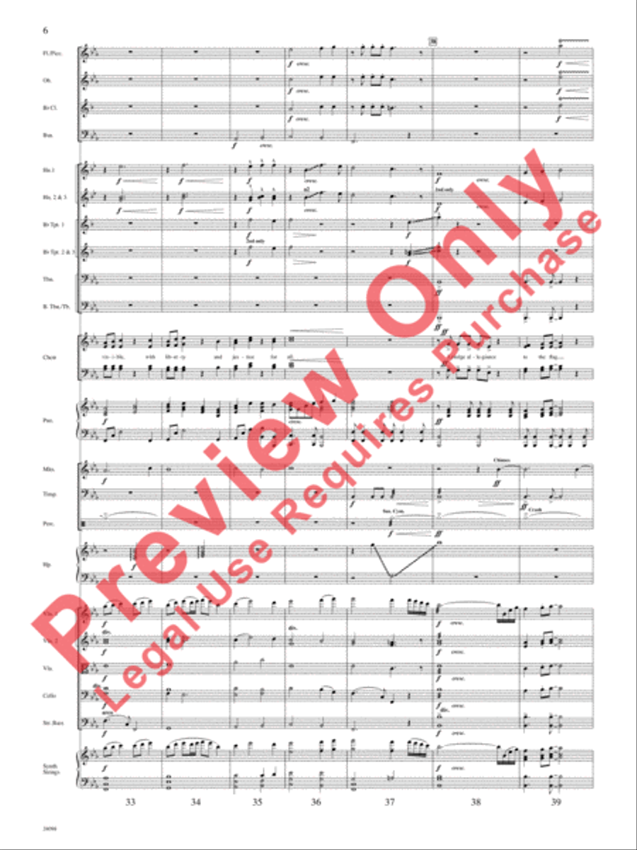 To the Flag Choir scores gallery preview page 7