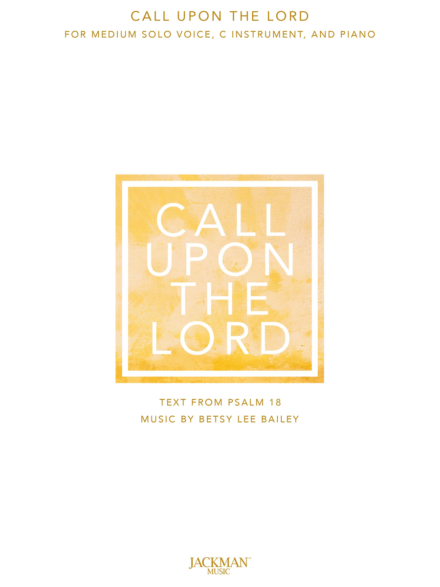 Call Upon the Lord - Medium Voice - C Instrument Medium Voice scores gallery preview page 1