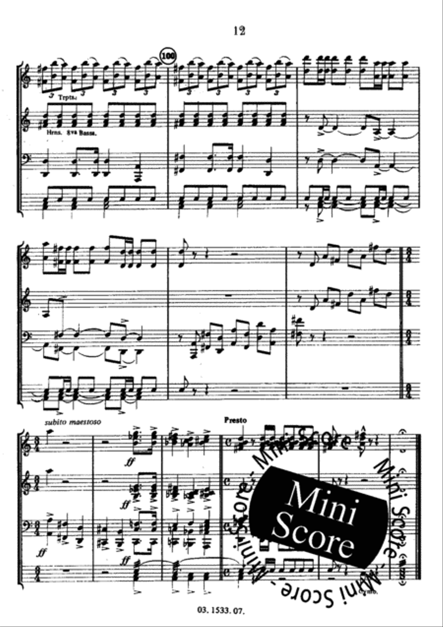 Rossini's Birthday Party Concert Band scores gallery preview page 16