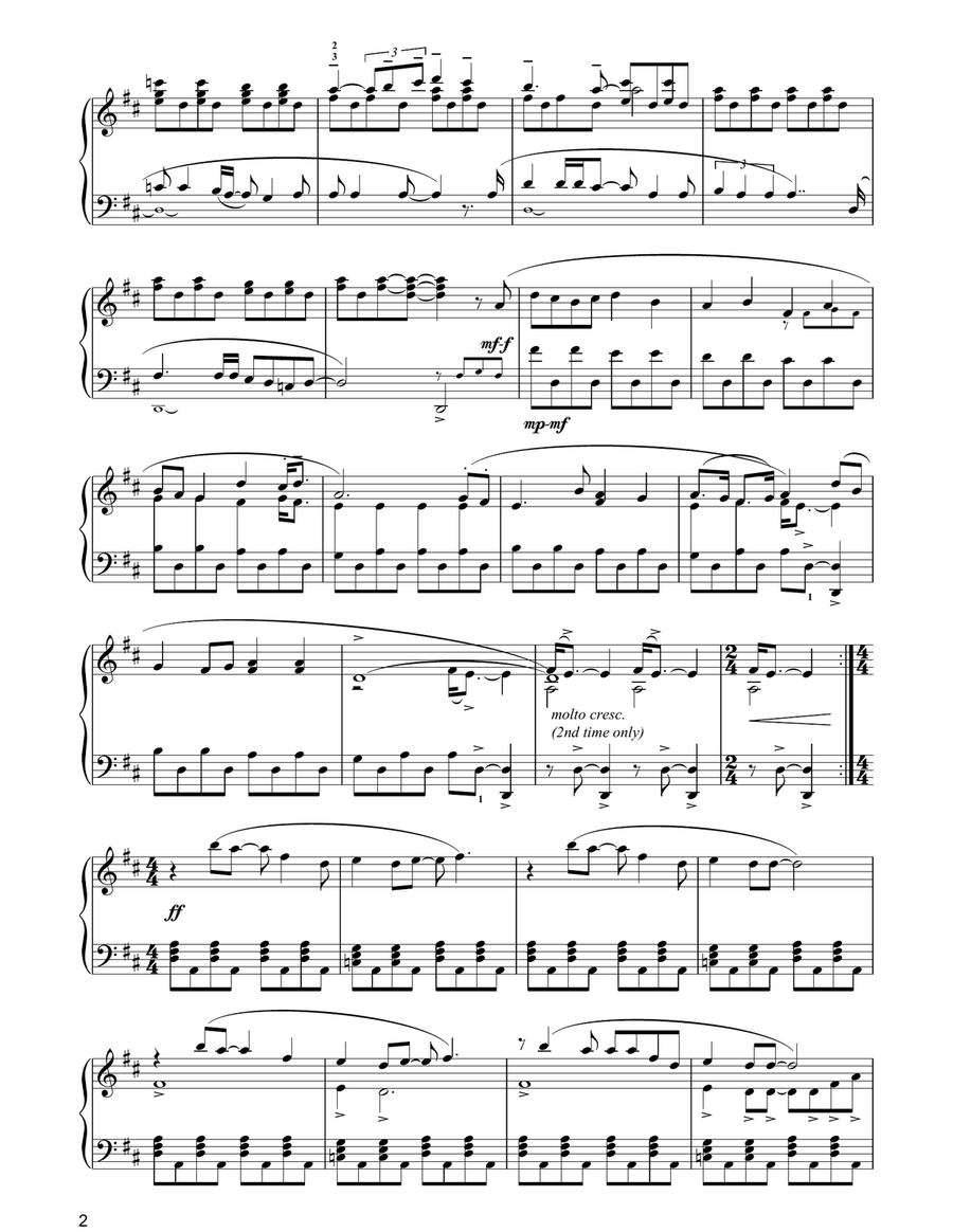 I Believe In Father Christmas Piano Solo scores gallery preview page 2
