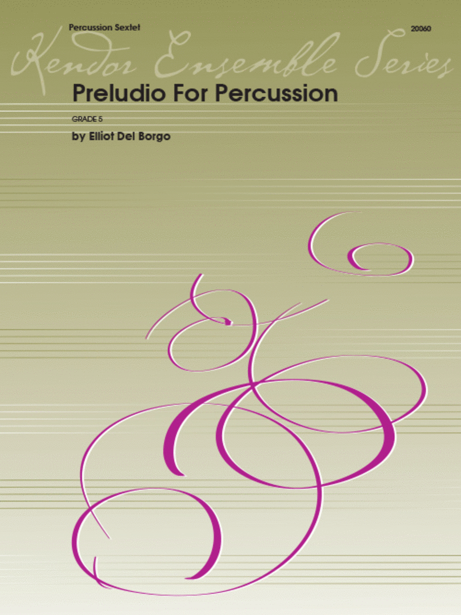 Preludio For Percussion Preludio For Percussion Chamber Music scores gallery preview page 1