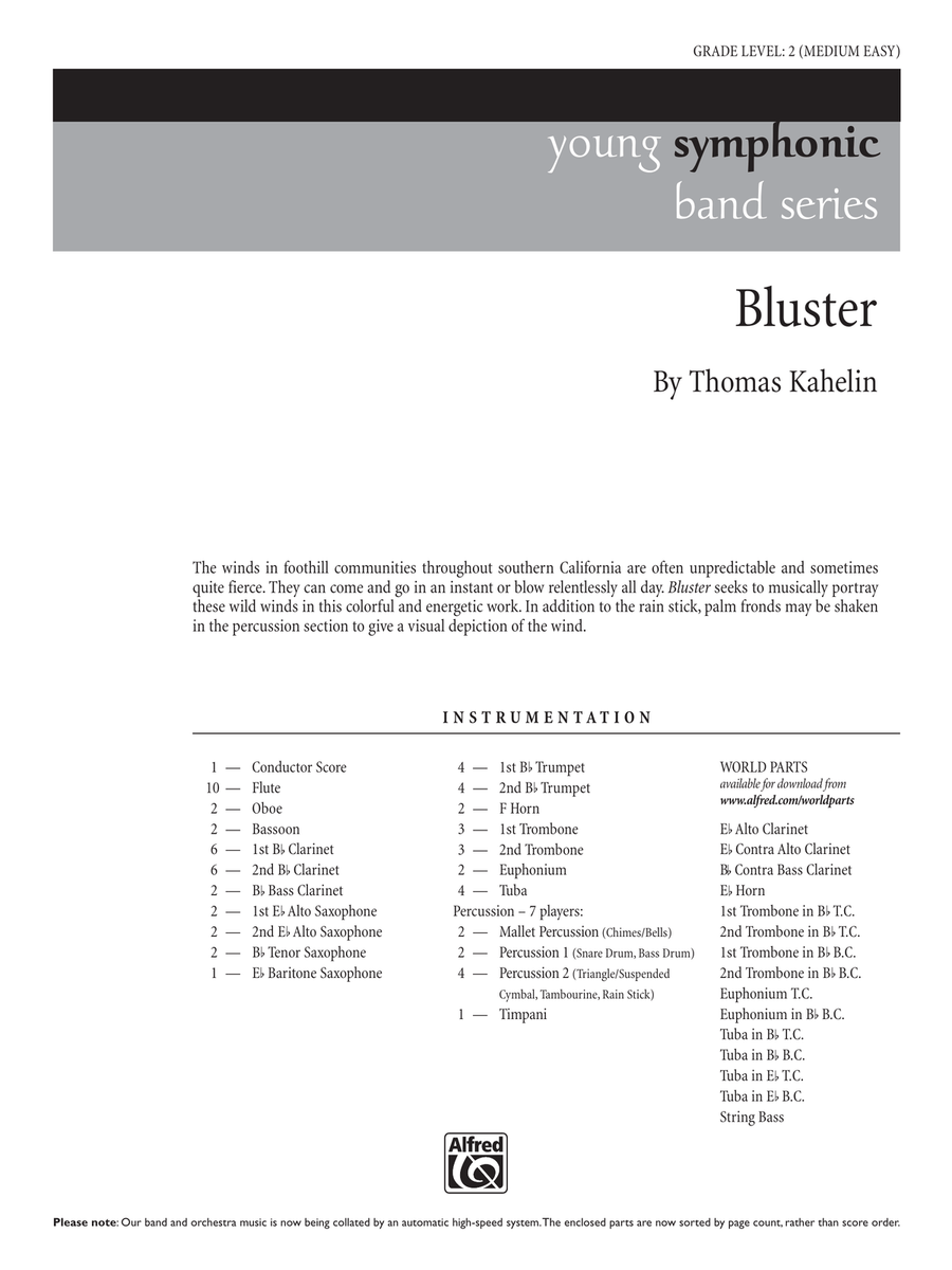 Bluster: Score