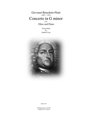 Platti - Concerto in G minor, I 47b for Oboe and Piano