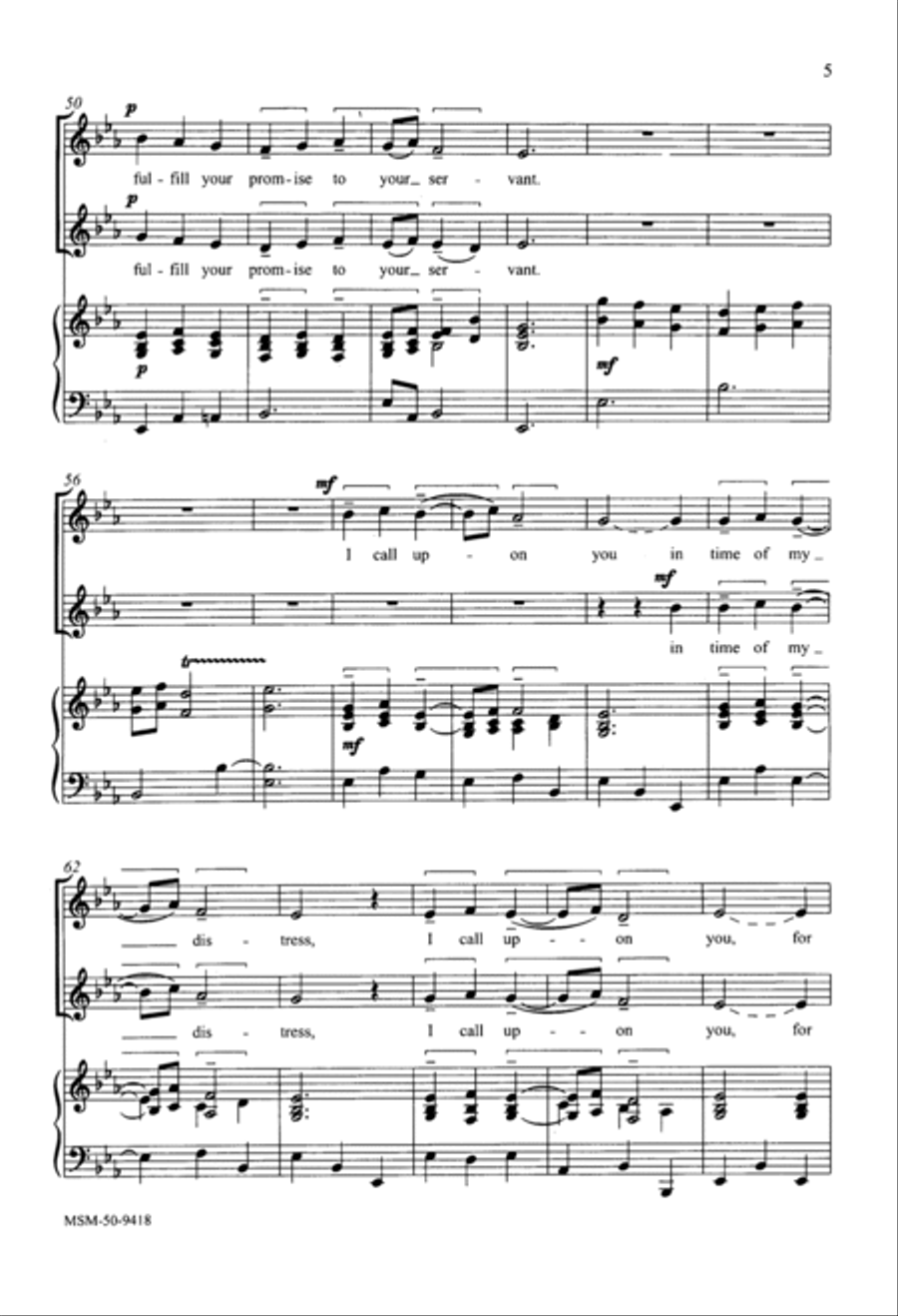 Teach Me Now, O Lord SA scores gallery preview page 4