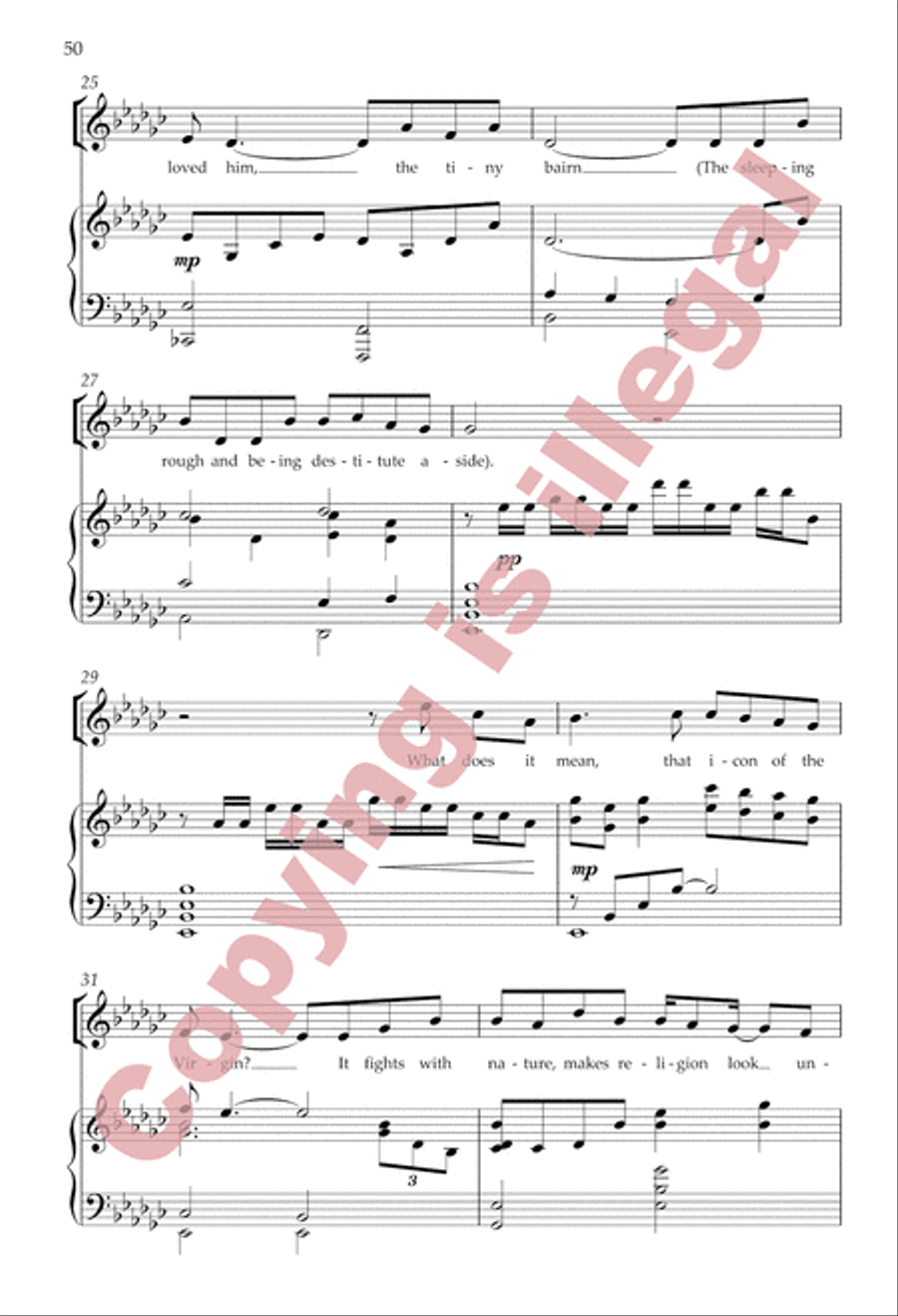 Winter Lullabies (Choral Score) SA scores gallery preview page 28
