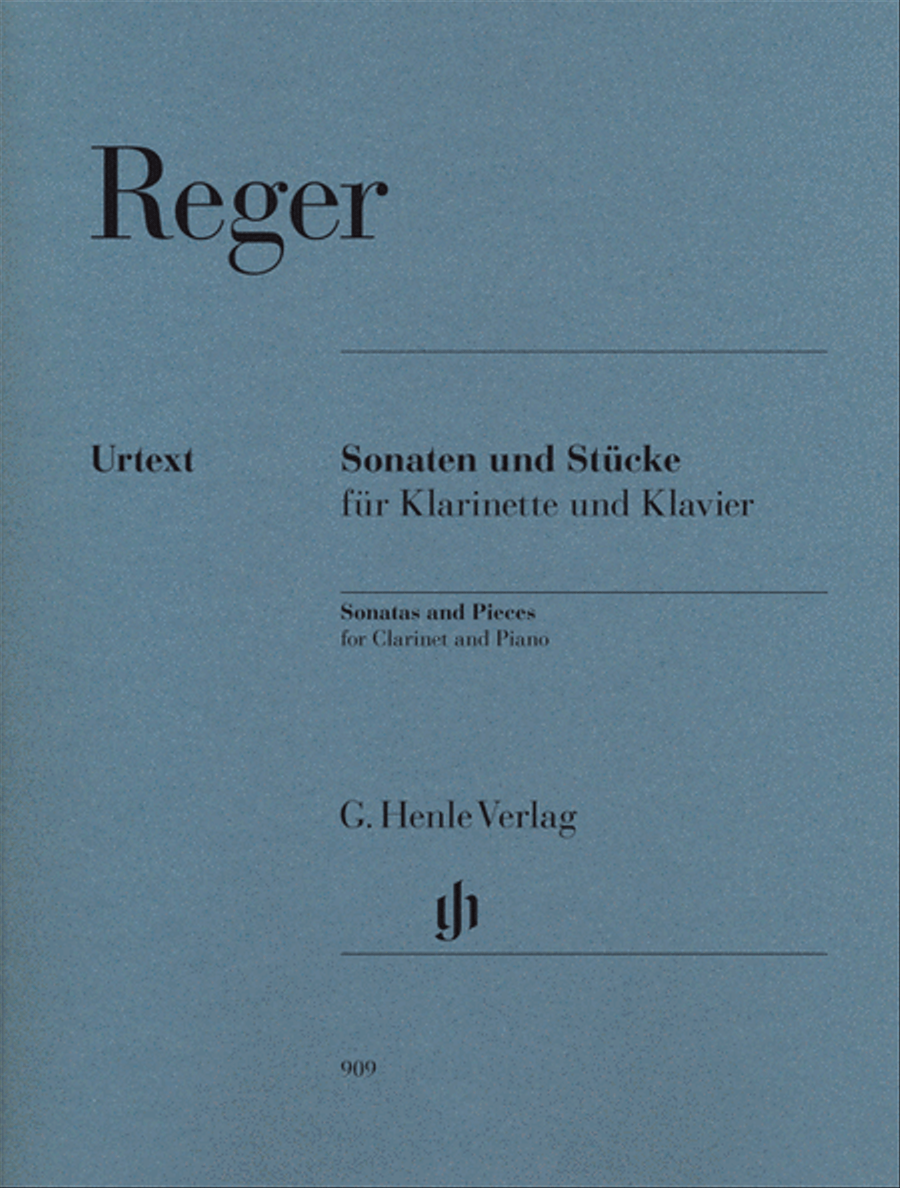Max Reger – Sonatas and Pieces Clarinet Solo scores gallery preview page 1