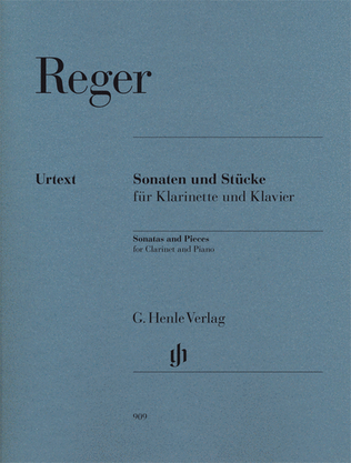 Book cover for Max Reger – Sonatas and Pieces