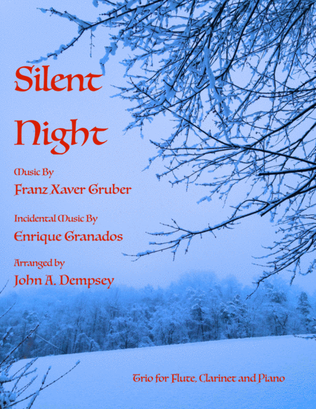 Book cover for Silent Night (Trio for Flute, Clarinet and Piano)