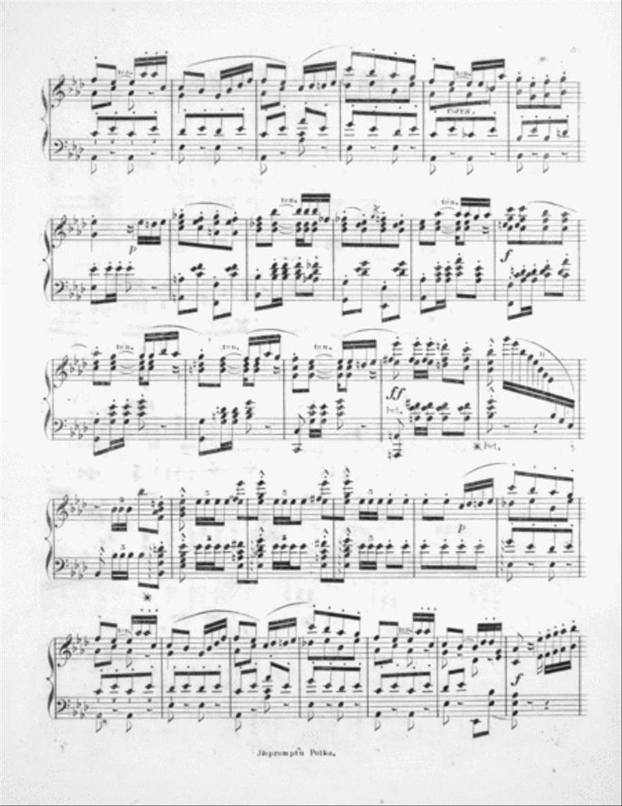 Impromptu Polka Piano Solo scores gallery preview page 3