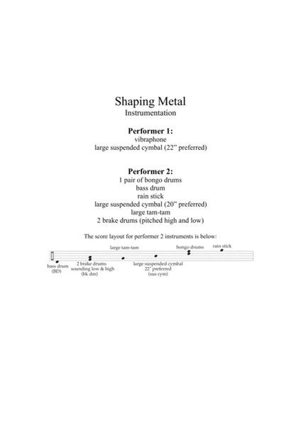 Shaping Metal (percussion duo)