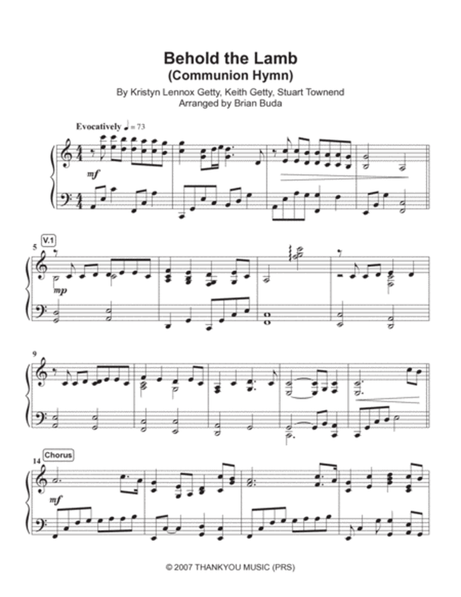 Behold The Lamb (communion Hymn) image number null