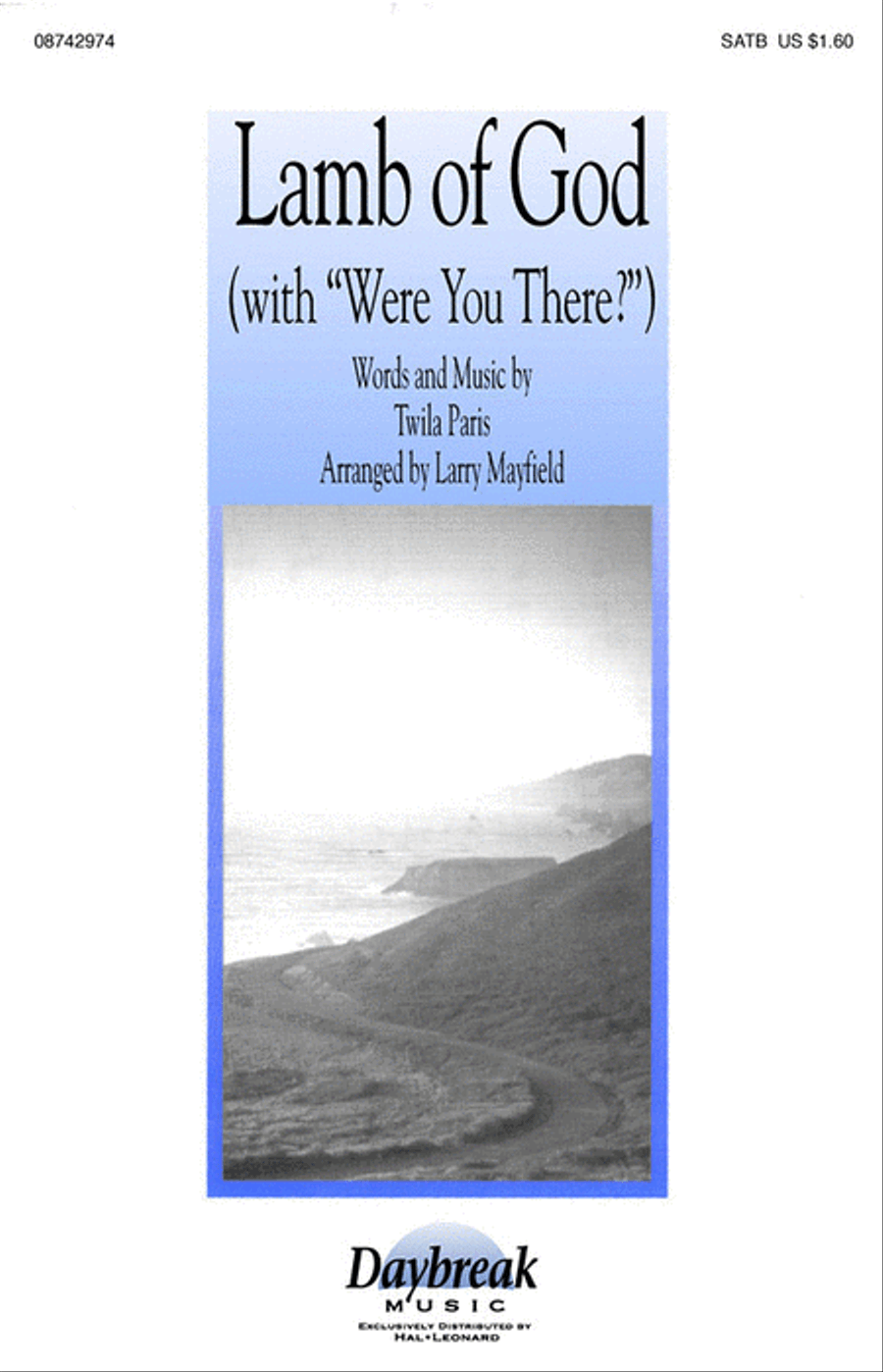 Lamb of God (with “Were You There?”) 4-Part scores gallery preview page 1