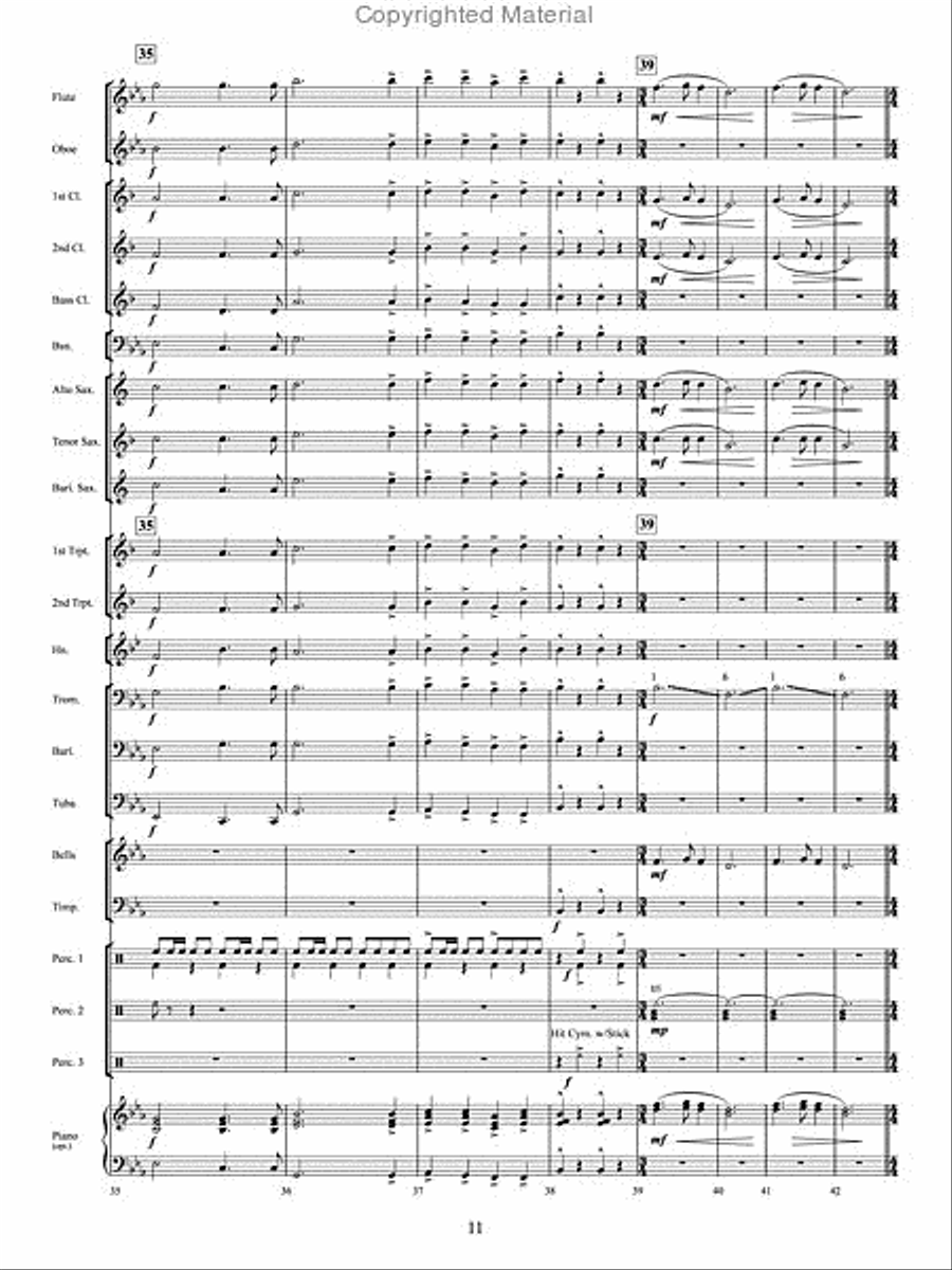 The Twelve Songs of Christmas Concert Band scores gallery preview page 10