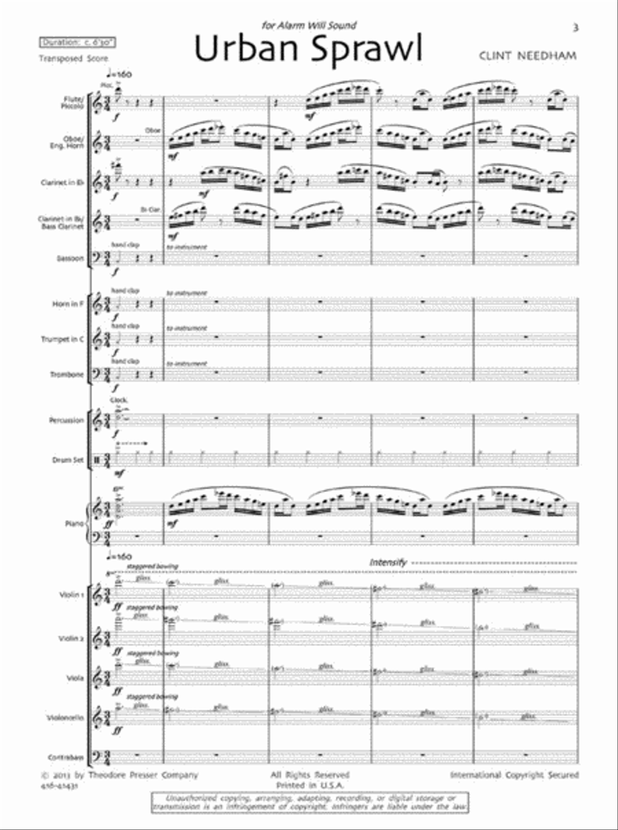 Urban Sprawl Orchestra scores gallery preview page 2