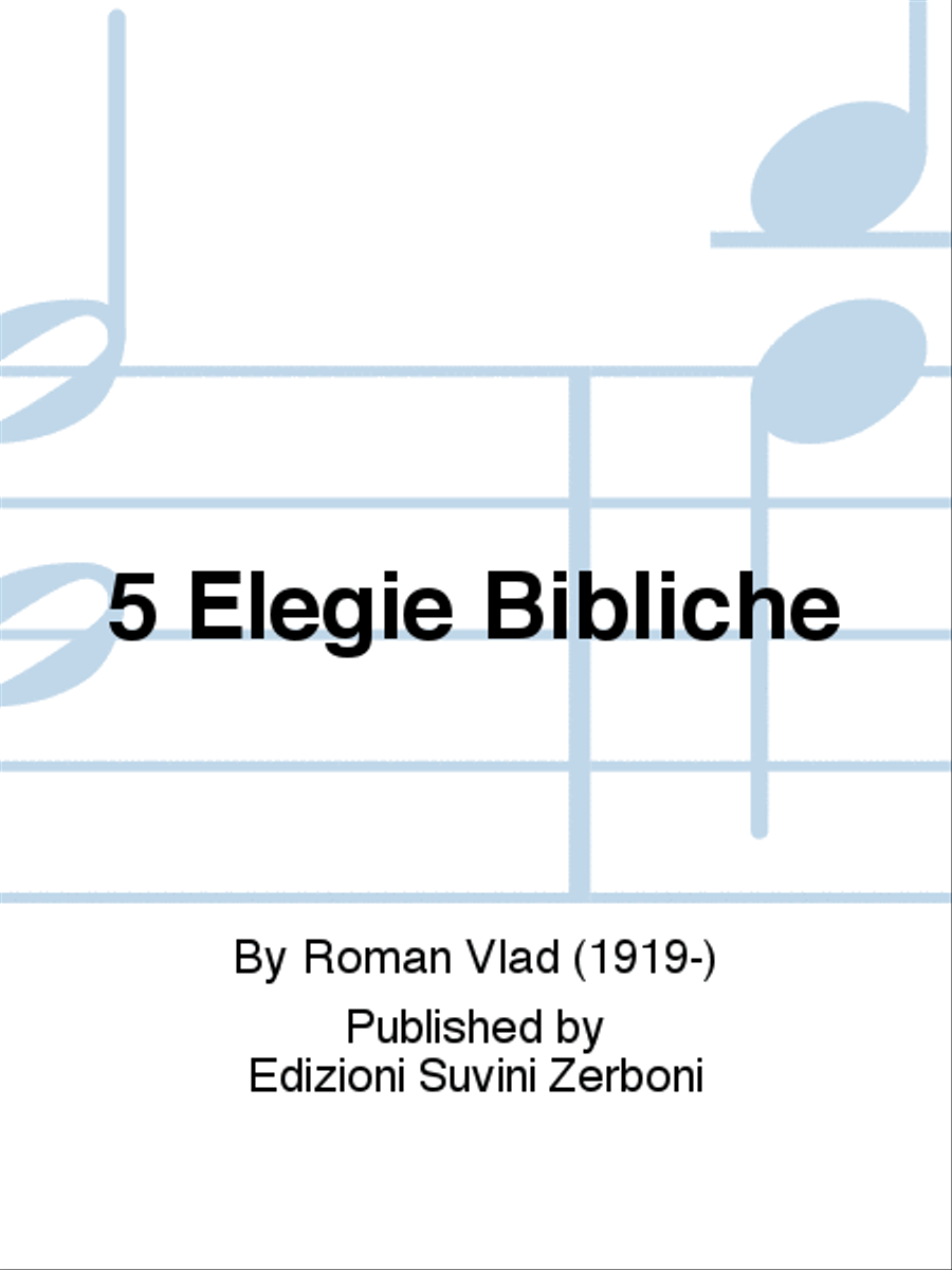 5 Elegie Bibliche