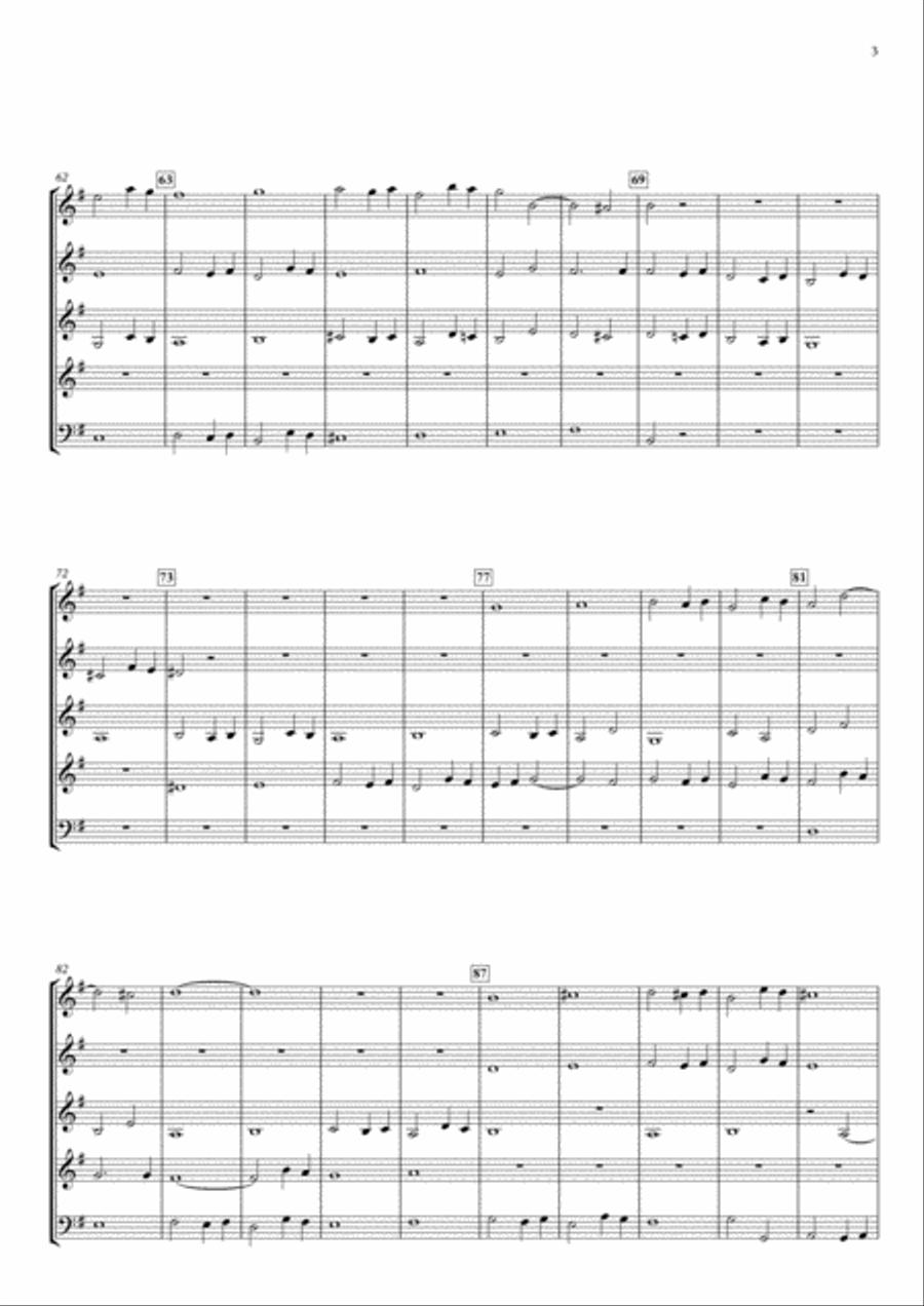 Turmsonaten. 24 neue Quatrizinien 8. Sonatina for Wind Quintet Woodwind Quintet scores gallery preview page 3