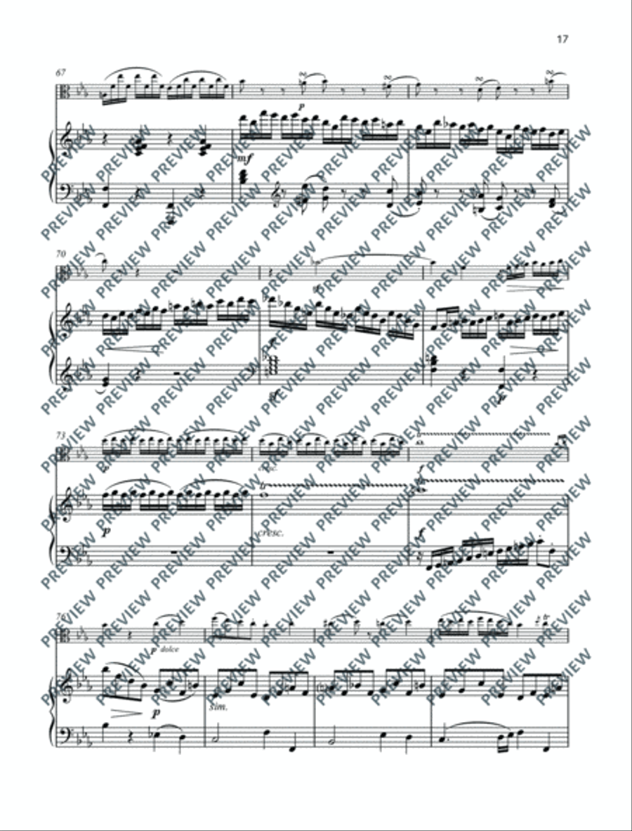 Best of Viola Classics Piano Accompaniment scores gallery preview page 18