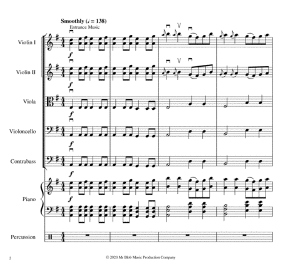 Music from Mr. Blob String Orchestra scores gallery preview page 2