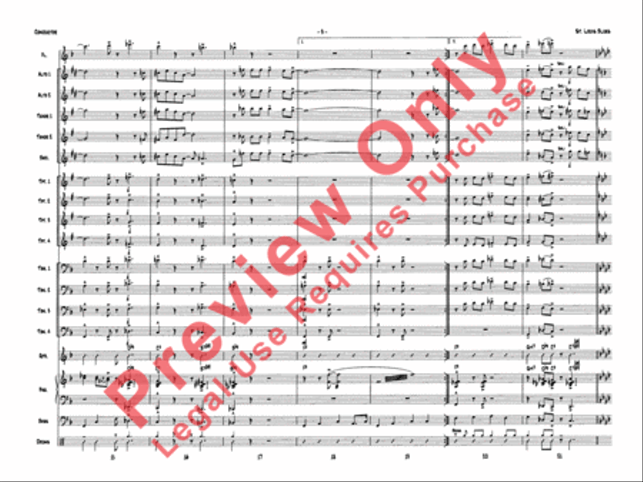 St. Louis Blues Jazz Ensemble scores gallery preview page 6