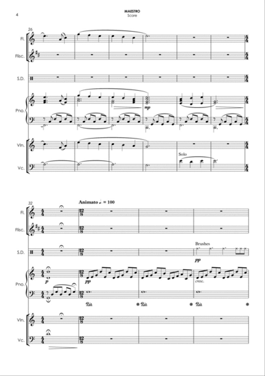 Maestro Small Ensemble scores gallery preview page 4