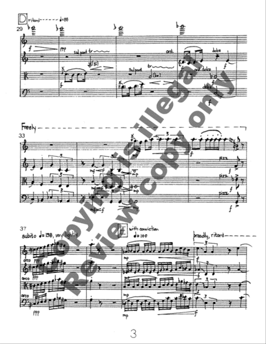 Alauda String Quartet scores gallery preview page 5
