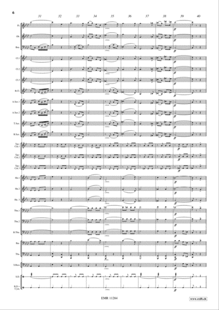 Slaidburn Concert Band scores gallery preview page 7