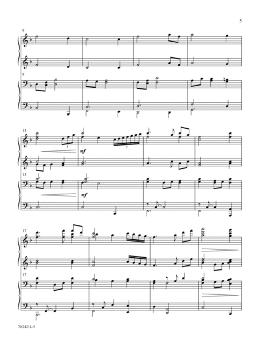 A Keyboard Festival of Hymns, Vol. 1 Piano Accompaniment scores gallery preview page 5