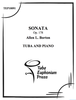 Book cover for Sonata for Tuba and Piano