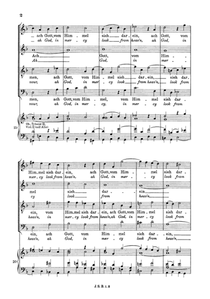 Cantata BWV 2 "Ah God, in mercy look from heaven"