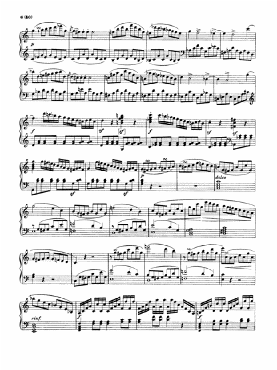 Beethoven: Sonatas (Urtext) - Sonata No. 3, Op. 2 No. 3 in C Major Piano Solo scores gallery preview page 6
