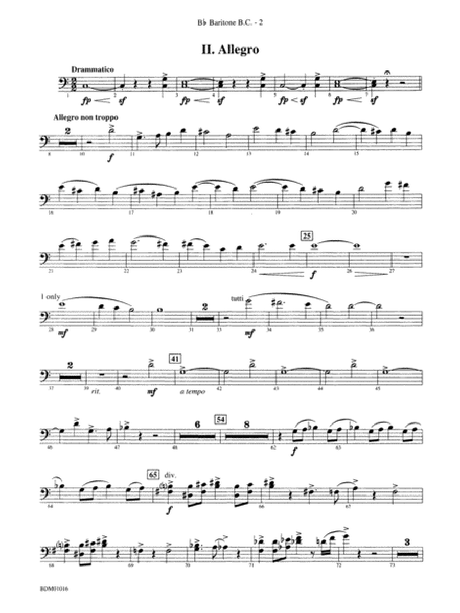 Fanfare and Allegro: (wp) B-flat Baritone B.C.
