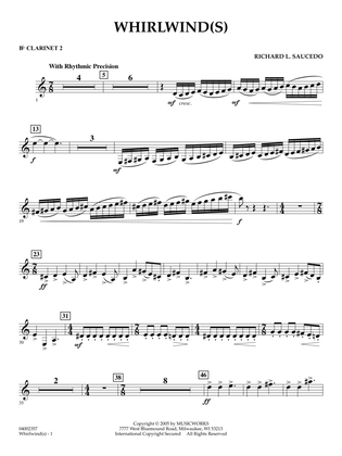 Whirlwind(s) - Bb Clarinet 2