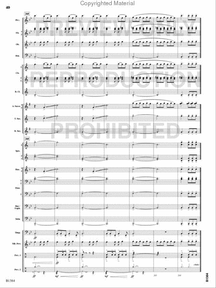 Summer Resounding! Concert Band scores gallery preview page 39