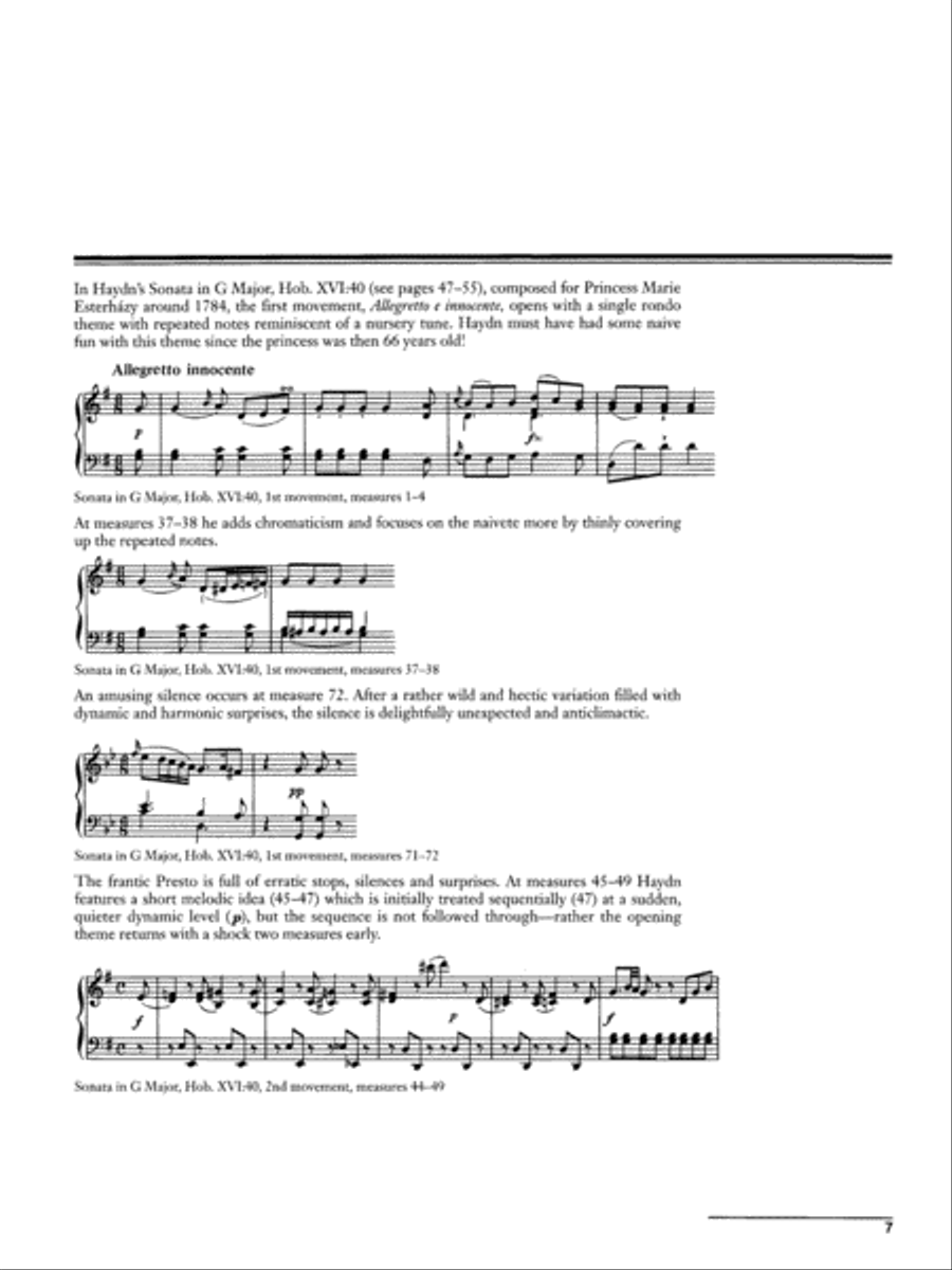 At the Piano with Haydn Piano Solo scores gallery preview page 7