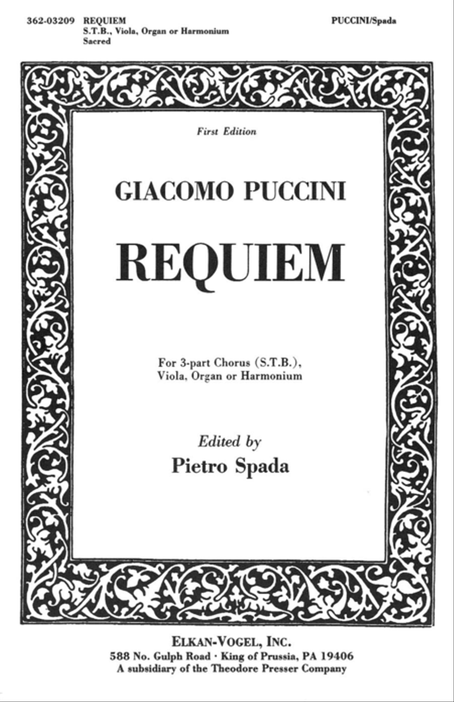Requiem Requiem Choir scores gallery preview page 1