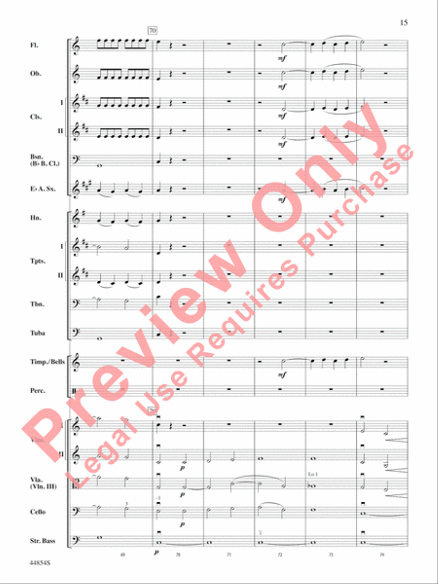 Romeo and Juliet Overture Full Orchestra scores gallery preview page 16