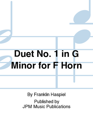 Duet No. 1 in G Minor for F Horn