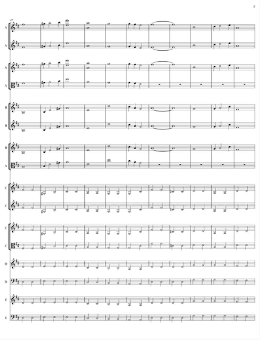 Pomp and Circumstance - FLEX PARTS Full Orchestra scores gallery preview page 5
