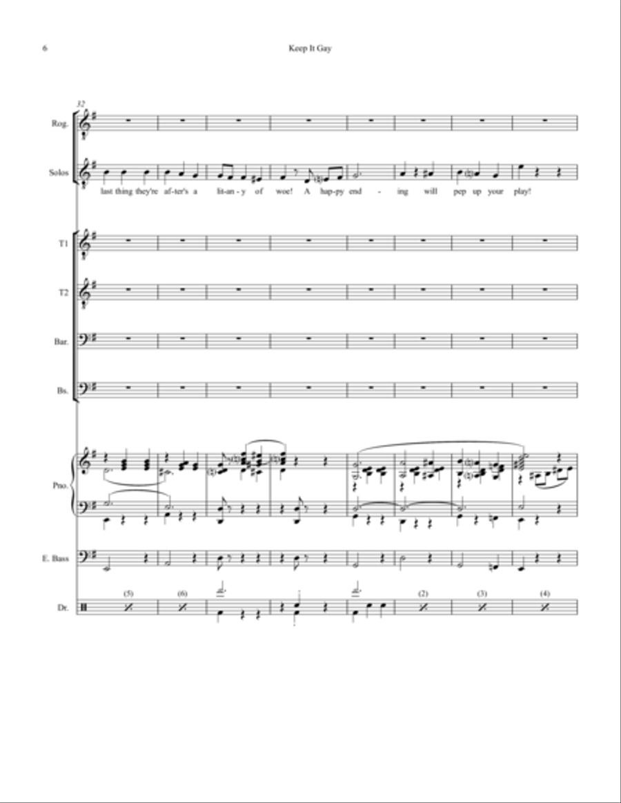 Keep It Gay Small Ensemble scores gallery preview page 6