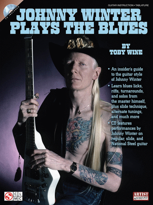 Book cover for Johnny Winter Plays the Blues