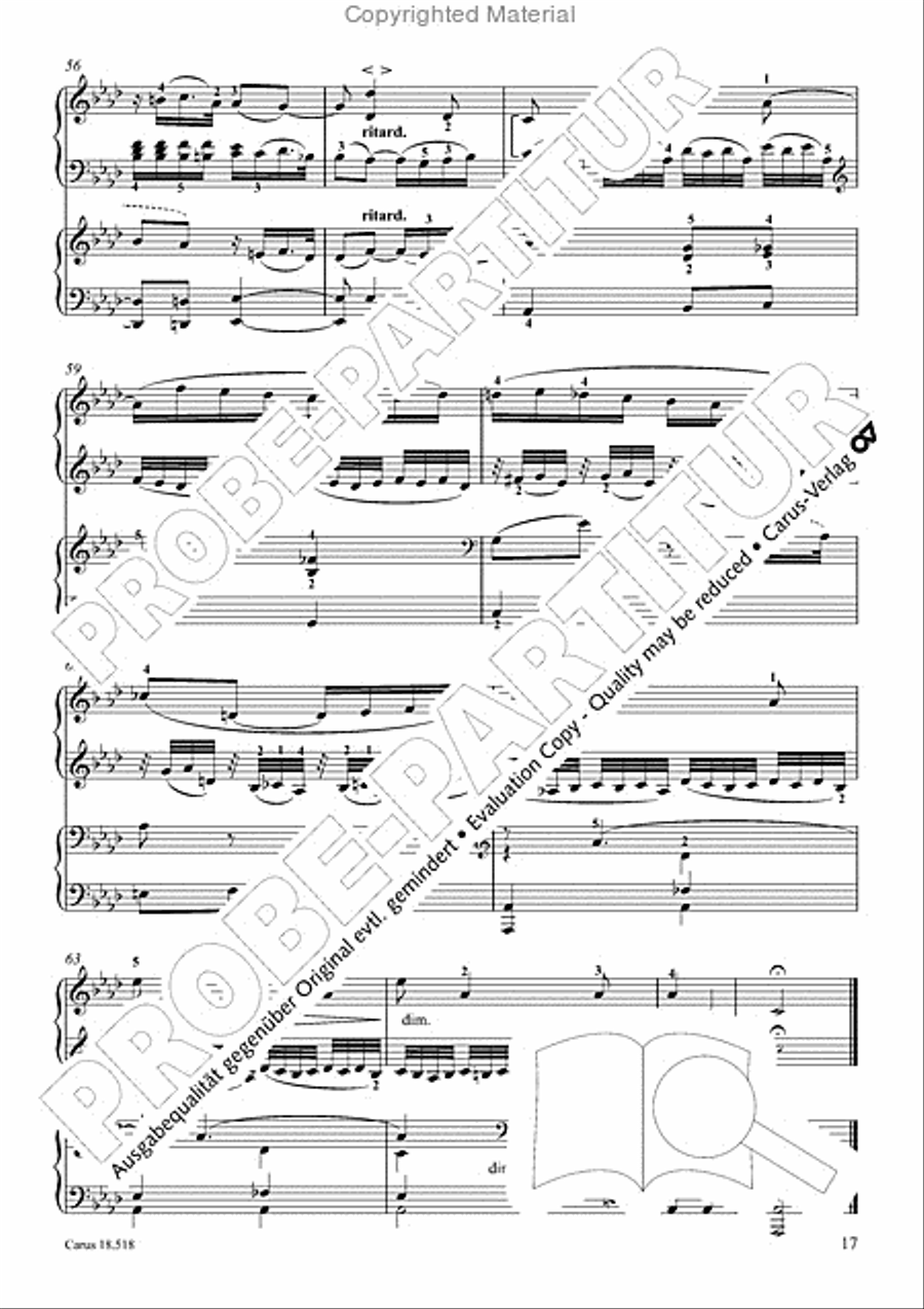 6 Pieces in the form of canons Piano scores gallery preview page 19